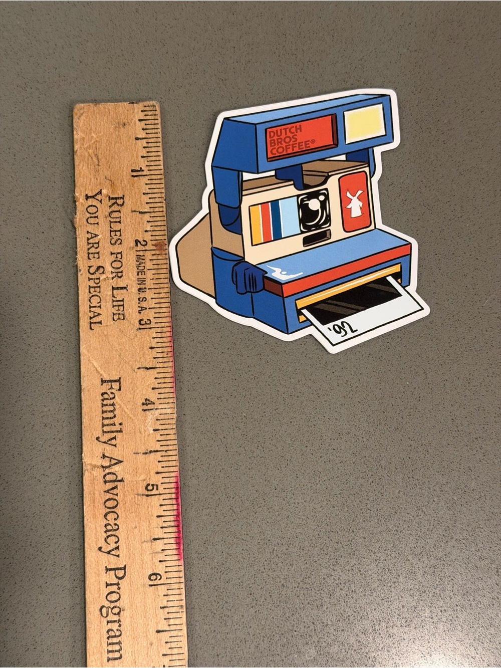 Dutch Bros Retro Camera Sticker - Picture 3 of 3